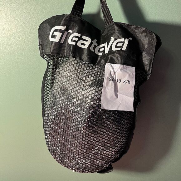 Greatever Small Black Snorkel Mask NEW Snaps In Place - Picture 8 of 15